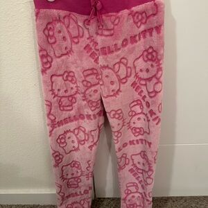 Hello Kitty Vibrant Pink Fleece Lounge Pants